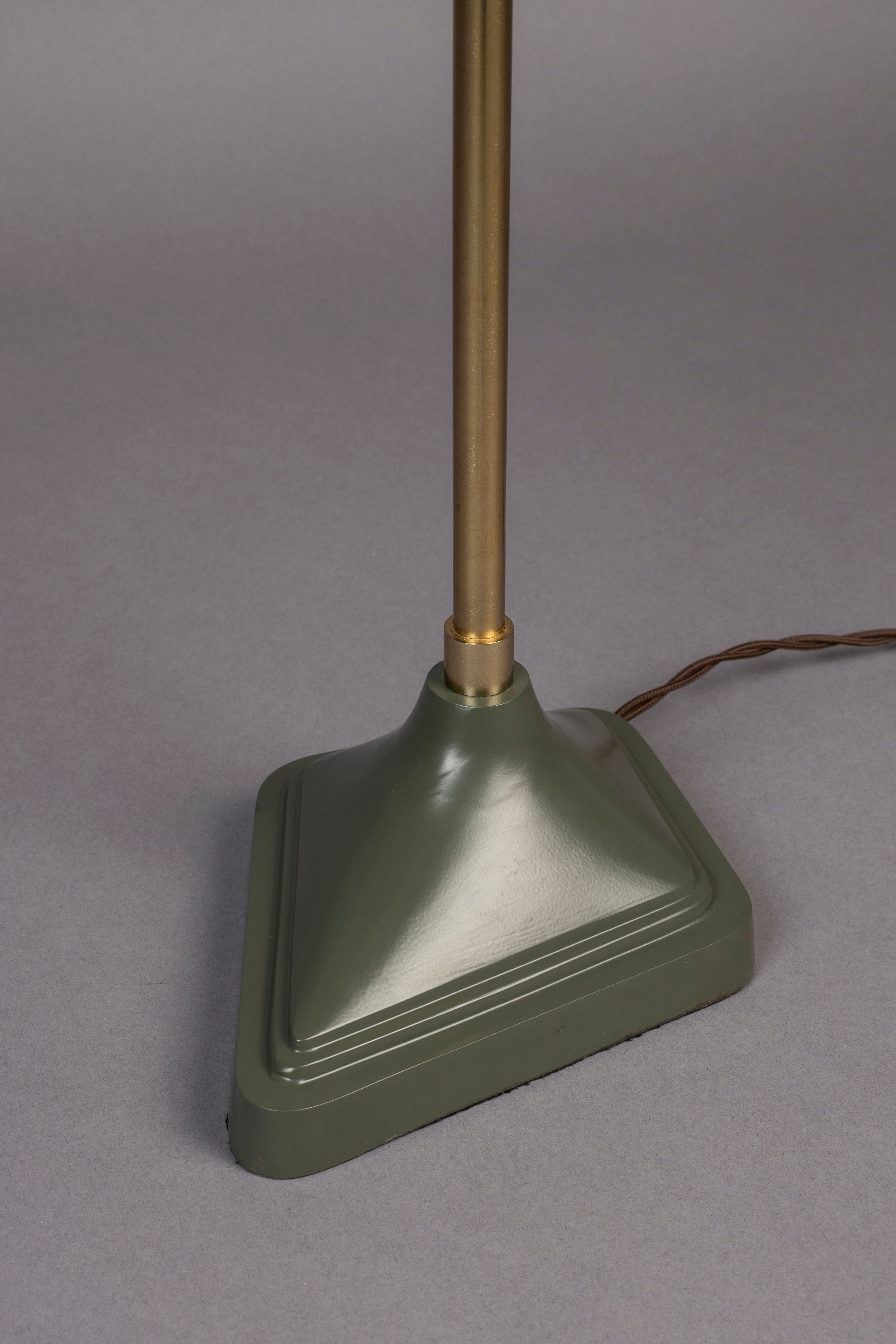 Dutchbone Todd Green & Brass Table Lamp
